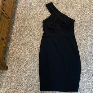 Tory Burch Ashlee Crepe Sheath Black Dress